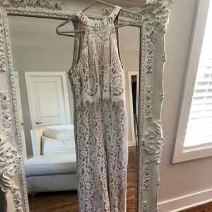 LuLu's White Lace Jumpsuit